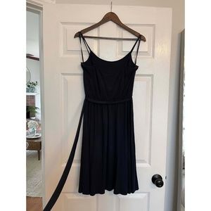 Loft | Navy blue Midi Dress